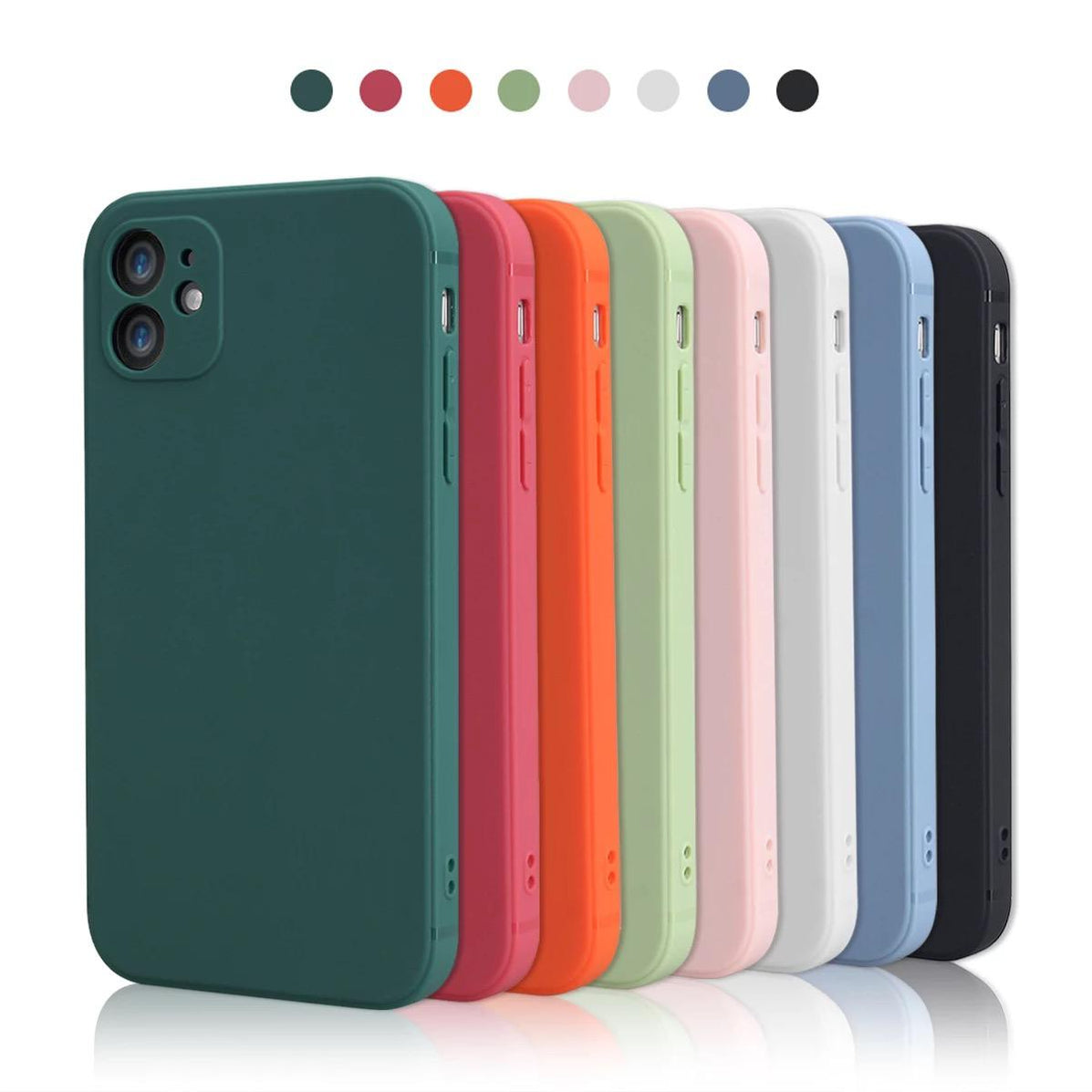 iPhone 12 Mini Soft Silicone Case Cover (Assorted Color ...