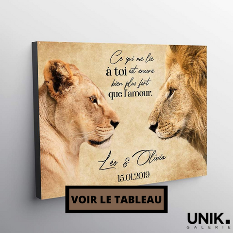 Tableau-Lion-et-Lionne