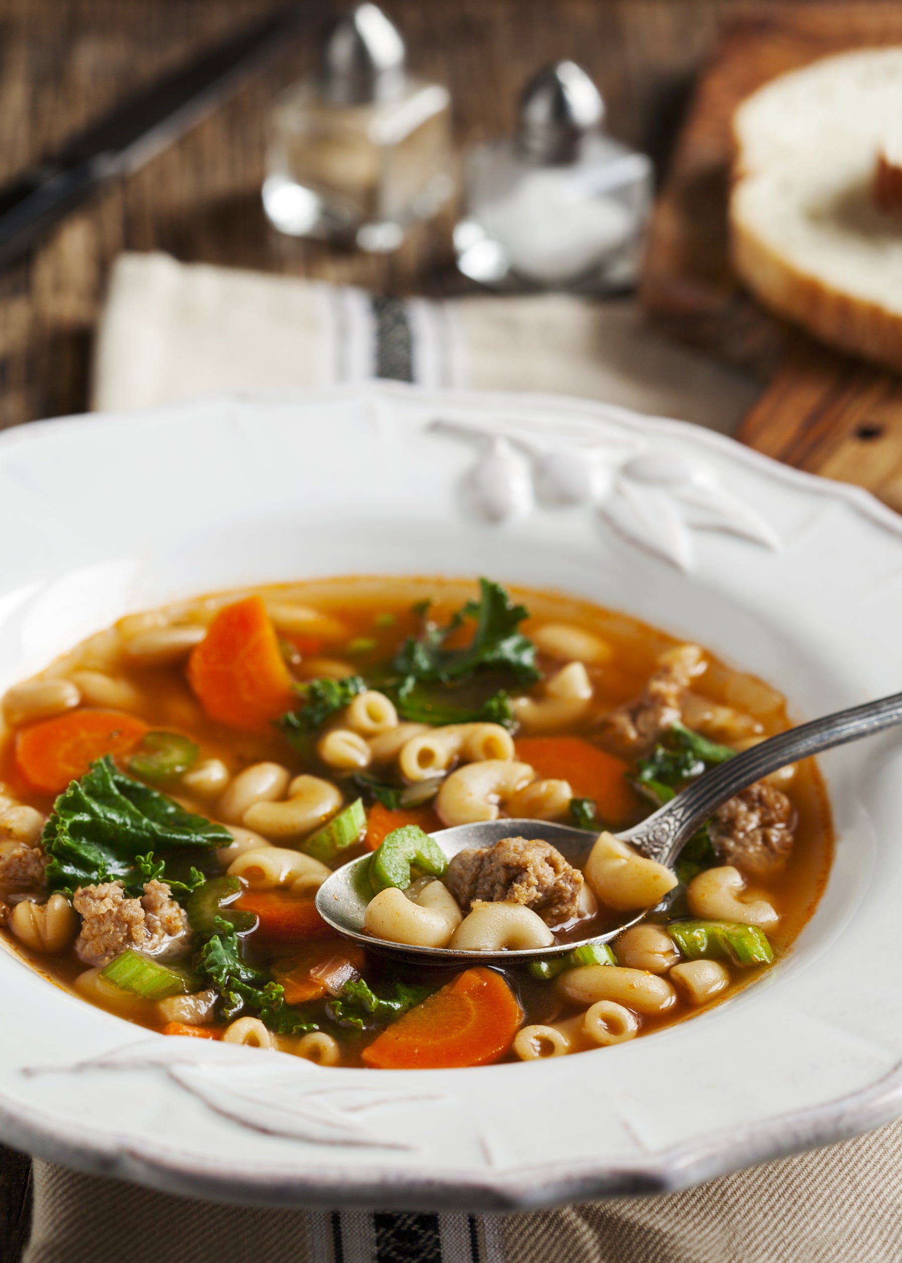 Italian Sausage and Vegetable Soup with Pasta — More Than Gourmet