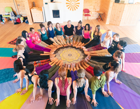 Discussion Circle Love Like A Puppy Dog Class Plan Valentine's Day Rainbow Yoga Training