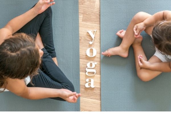 yoga kids and parents