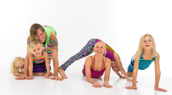 rainbow yoga family