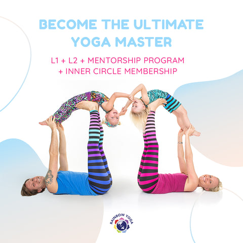 L1 L2 Inner Circle Class PLans Forfait de formation de yoga arc-en-ciel