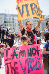 I am not the virus - stop asian hate - Rainbow Yoga Training