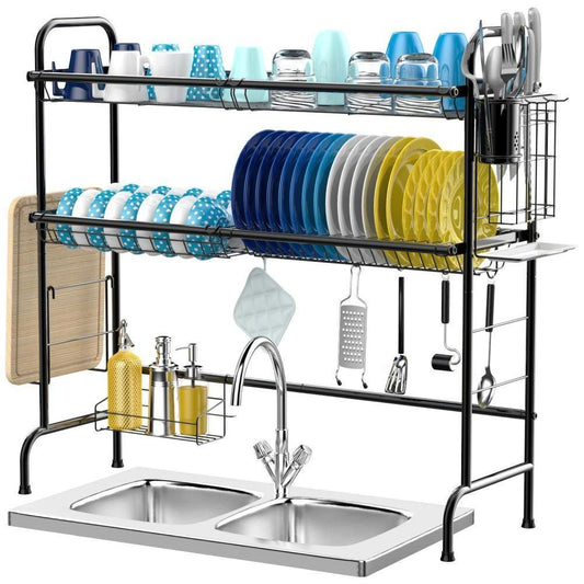 Avery 34.6 in. Stainless Steel Standing Dish Rack