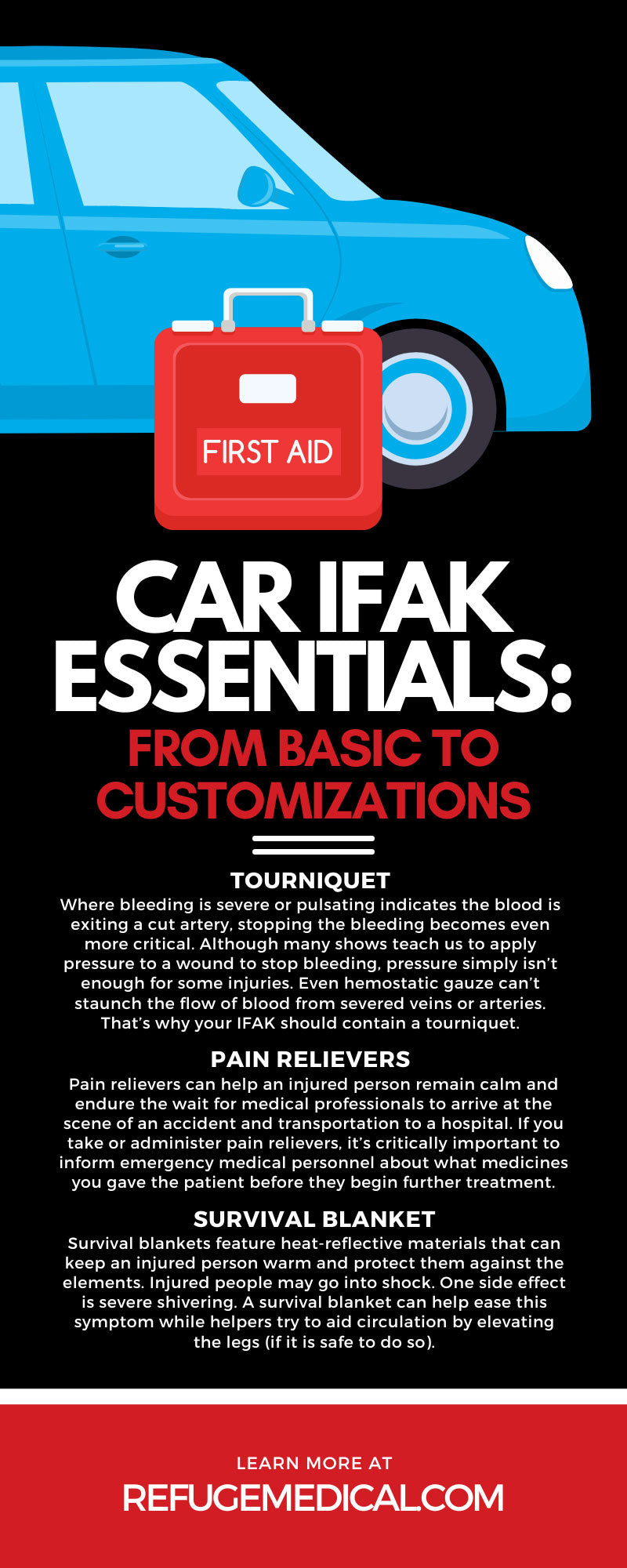 Car IFAK Essentials: From Basic to Customizations
