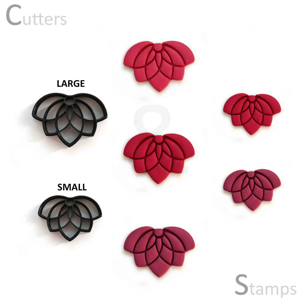 Polymer clay cutter 3D print cutters Jewelry Earrings Pomegranate shape  plastic cutter