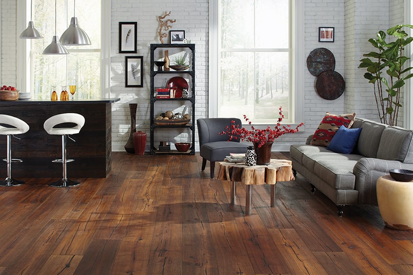What is an engineered hardwood flooring