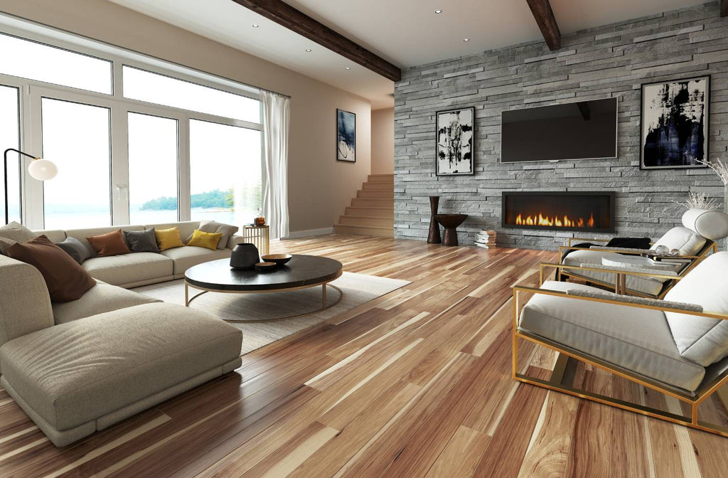 Beautiful hardwood flooring at home