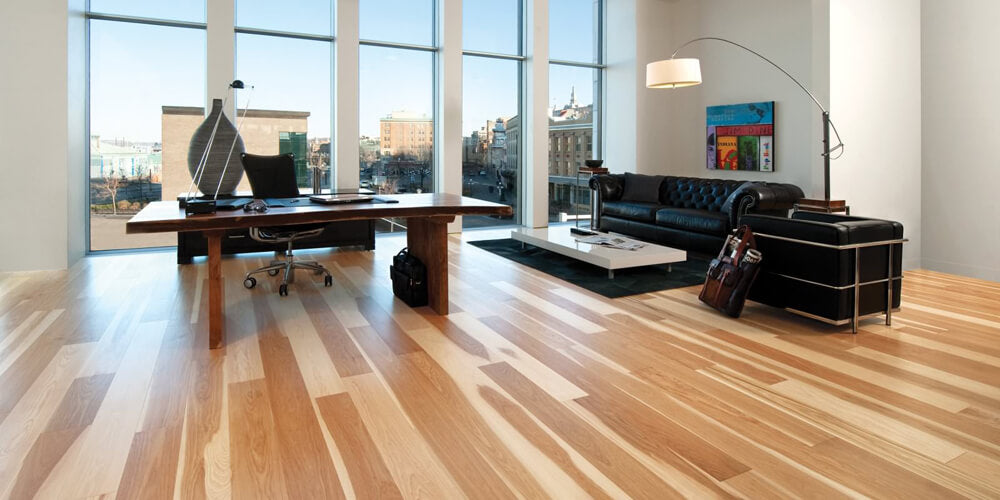 Light Brown Hardwood Flooring in Commercial Spaces