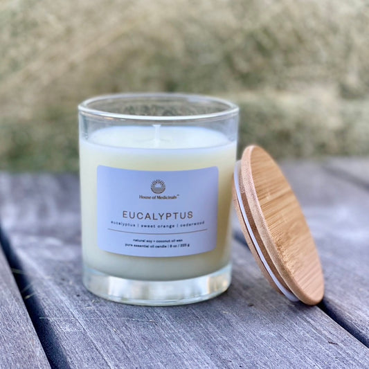 HANDMADE HABITAT — Lavender Eucalyptus Soy Candle Jar