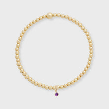 Load image into Gallery viewer, birthstone juno bracelet (3mm)
