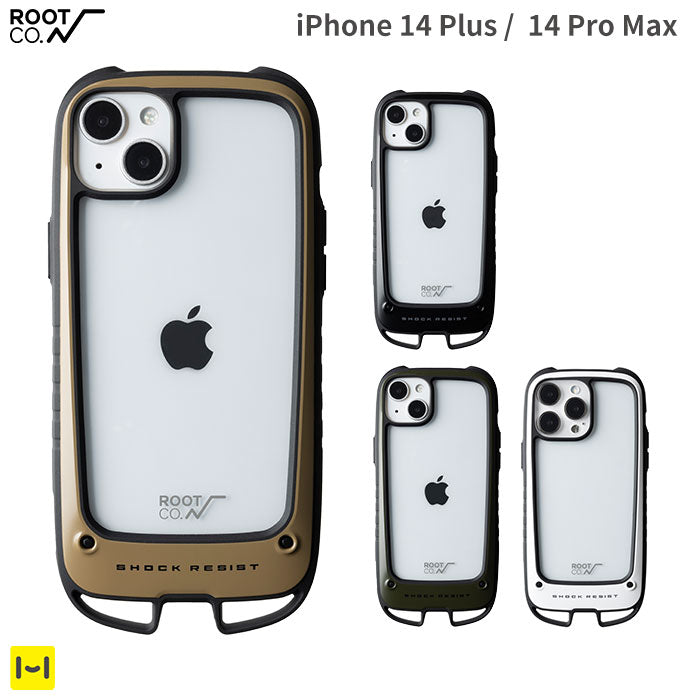 [iPhone 14 Plus/14 Pro Max専用]ROOT CO. GRAVITY Shock Resist Case +Hold.
