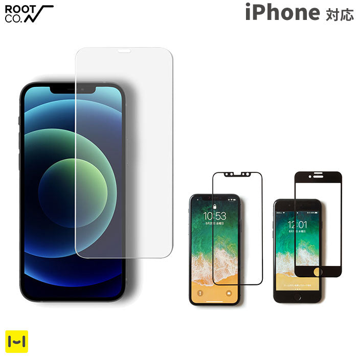 【iPhone 13/13 mini/13 Pro/13 Pro Max/12/12 mini/12 Pro/12 Pro Max/11
    Pro/11/11 Pro Max/XS/X/XR/XS Max/8 Plus/7 Plus/8/7/SE(第2/第3世代)専用】ROOT CO.
    GRAVITY Tempered Glass Film