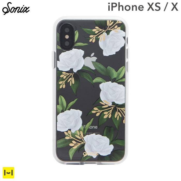 [iPhone XS/X専用]Sonix CLEAR COAT CASE iPhoneケース(PETUNIA)