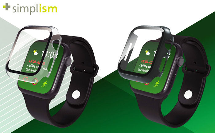 [Apple Watch Series 7(41mm/45mm)専用]Simplism シンプリズム 高透明 ガラス一体型ケース