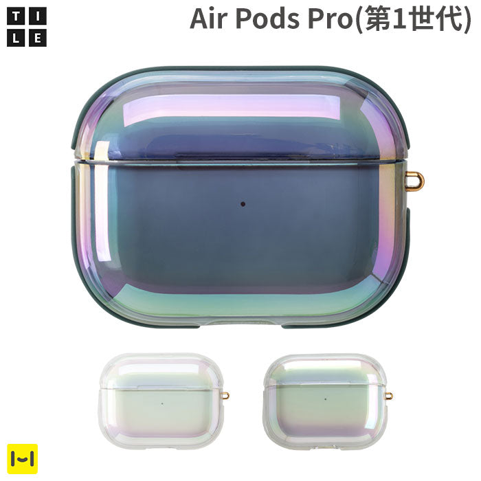 [AirPods Pro専用]EYLE AirPods Proケース TILE AURORA OVAL