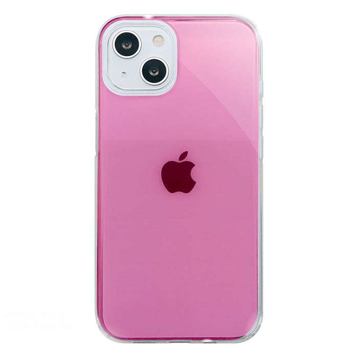EYLE 多面体カットケース Carat オーロラピンク　iPhone13の【ピンクに合うケース】
