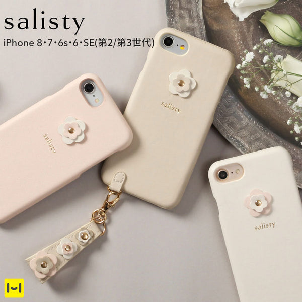 スマホケース 女性 人気 salisty くすみ 可愛い おしゃれ カード収納 上品 ハード