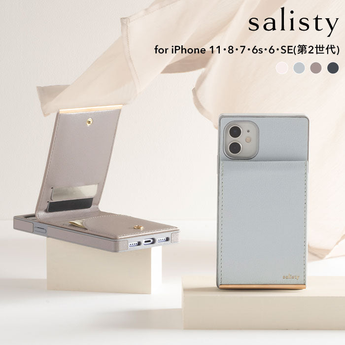 [iPhone 11/8/7/6s/6/SE(第2世代)専用]salisty(サリスティ)キャッシュレス iPhoneケース【salisty公式通販】