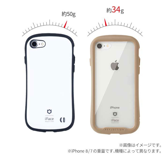 iFace Reflection 強化ガラス クリア iPhoneケース