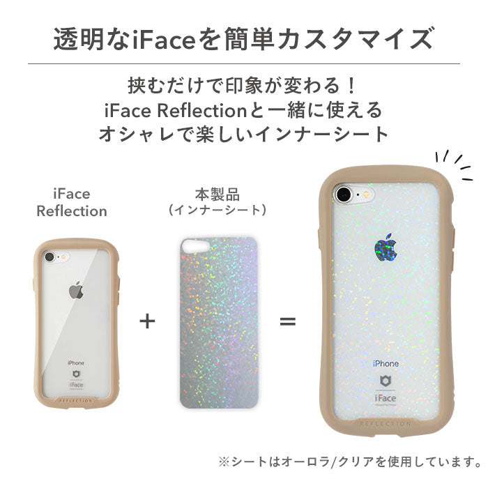 [iPhone 13/13 mini/13 Pro/12/12 mini/12 Pro/11/11 Pro/XR/XS/X/8/7/SE(第2/第3世代)専用]iFace Reflection インナーシート