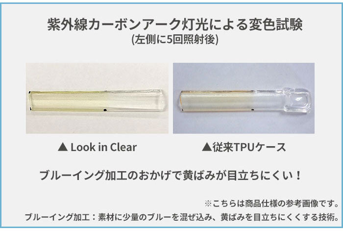 iFace Look in Clear iPhoneケース(クリア)のブルーミング加工について