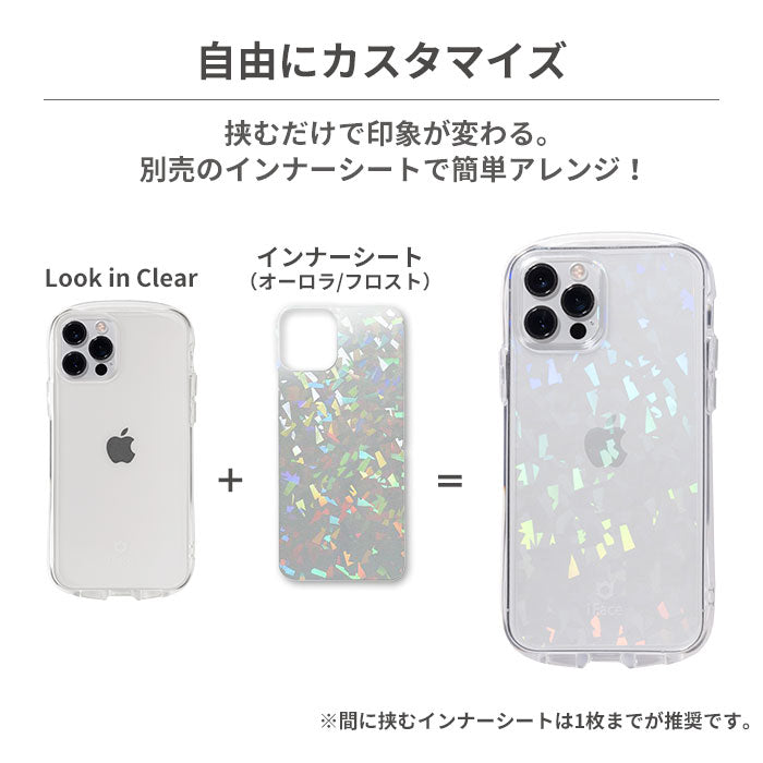 iFaceの新しいシリーズ「Look in Clearケース」にはReflectionのインナーシートが使えます