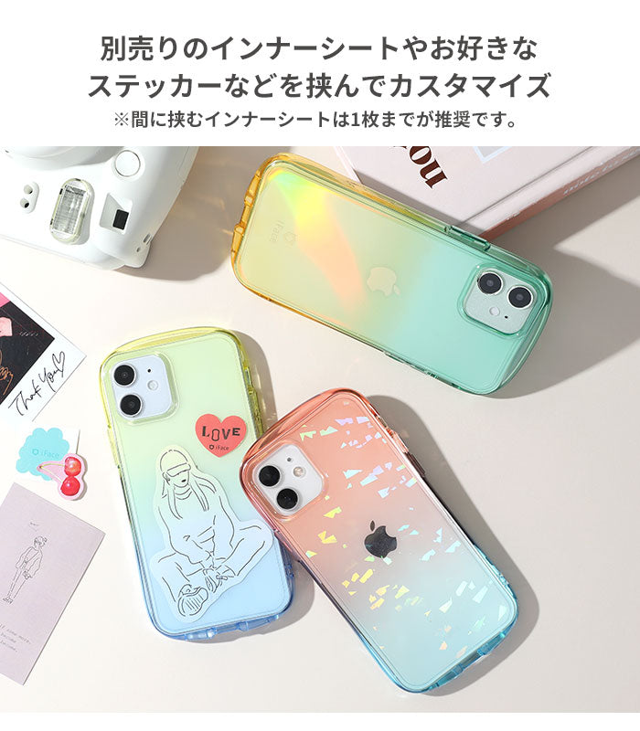 [iPhone 13/13 mini/13 Pro/12/12 Pro/11/XR/8/7/ SE(第2世代/第3世代)専用]iFace Look in Clear Lollyケース