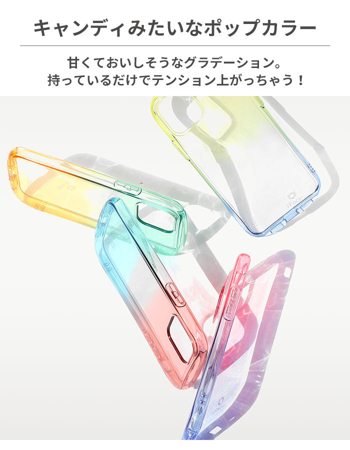 [iPhone 13/13 mini/13 Pro/12/12 Pro/11/XR/8/7/ SE(第2世代/第3世代)専用]iFace Look in Clear Lollyケース