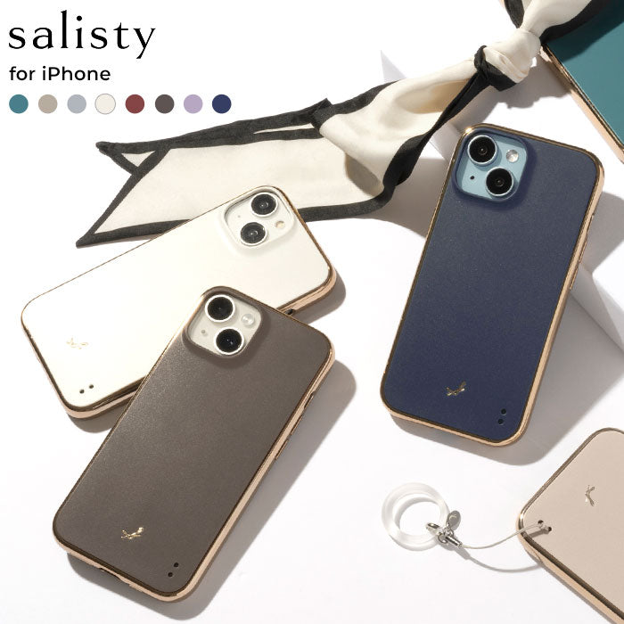 [iPhone 14/14 Pro専用]salisty(サリスティ)マットカラー耐衝撃ハードケース