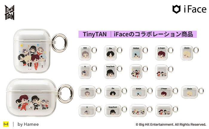 【iFace正規店】[AirPods/AirPods Pro専用]TinyTAN iFace Look in Clearケース