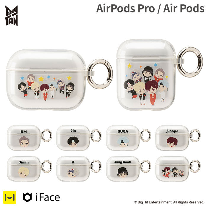 【iFace正規店】[AirPods/AirPods Pro専用]TinyTAN iFace Look in Clearケース