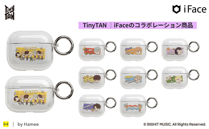 [AirPods Pro/AirPods(第3世代)専用]TinyTAN iFace Look in Clearケース(Dynamite)