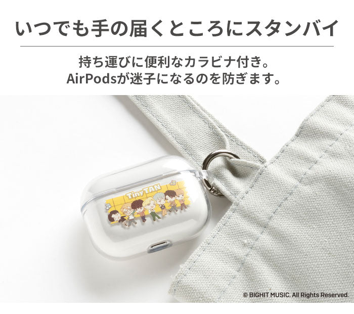 [AirPods Pro/AirPods(第3世代)専用]TinyTAN iFace Look in Clearケース(Dynamite)