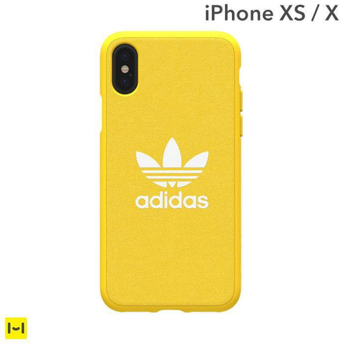 [iPhone XS/X ケース]adidas Originals Adicolor Moulded Case iPhoneケース(Yellow)