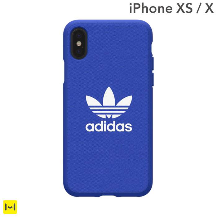 [iPhone XS/X ケース]adidas Originals Adicolor Moulded Case(Blue)