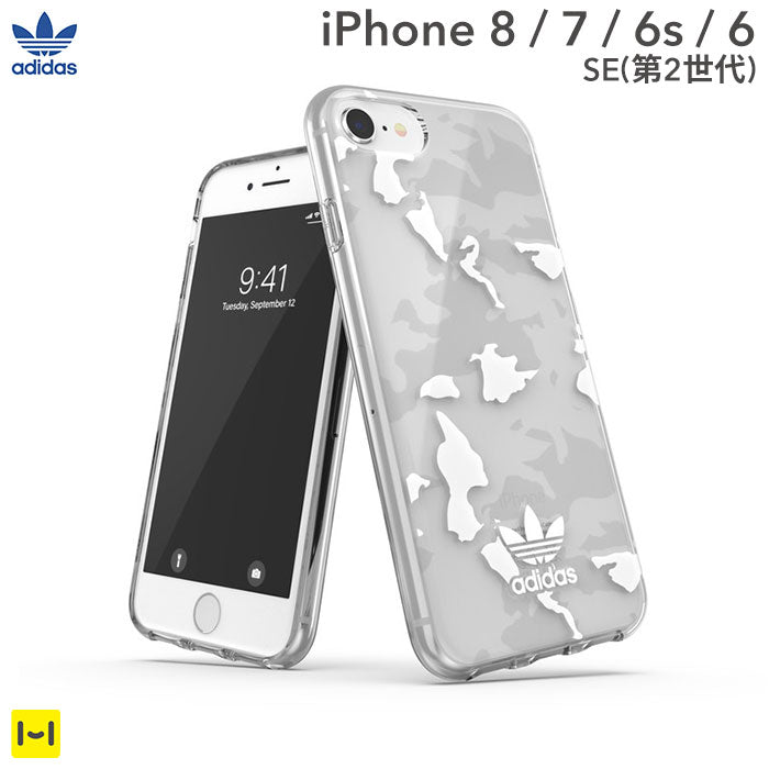 [iPhone 13 mini専用]adidas アディダス Originals Moulded Case BASIC(Black/White)
