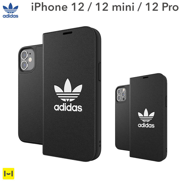 [iPhone 12/12 mini/12 Pro専用]adidas Originals Booklet Case iPhoneケース BASIC