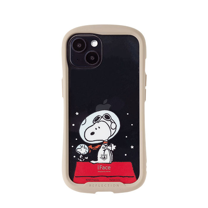 PEANUTS/ピーナッツ iFace Reflection専用インナーシート　アストロノーツ　iPhone13の【ミッドナイトに合うiPhone13ケース】