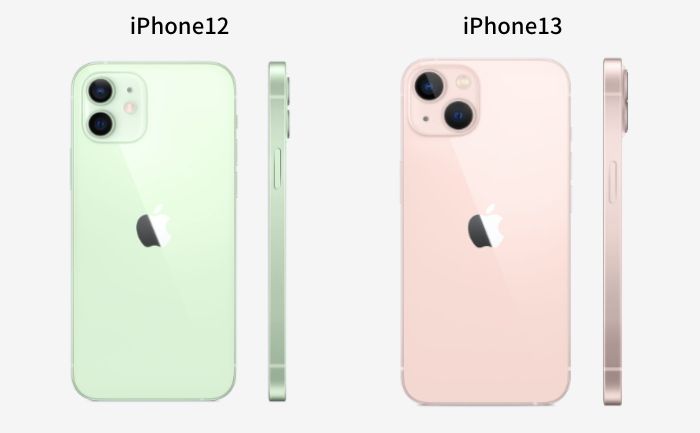 iPhone12とiPhone13の本体の違い