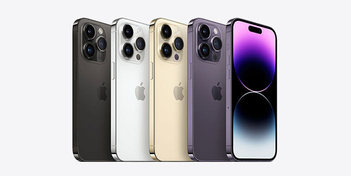 iPhone14ケース/iPhone14のカラーは全4色。スペースブラック、シルバー、ゴールド、ディープパープル