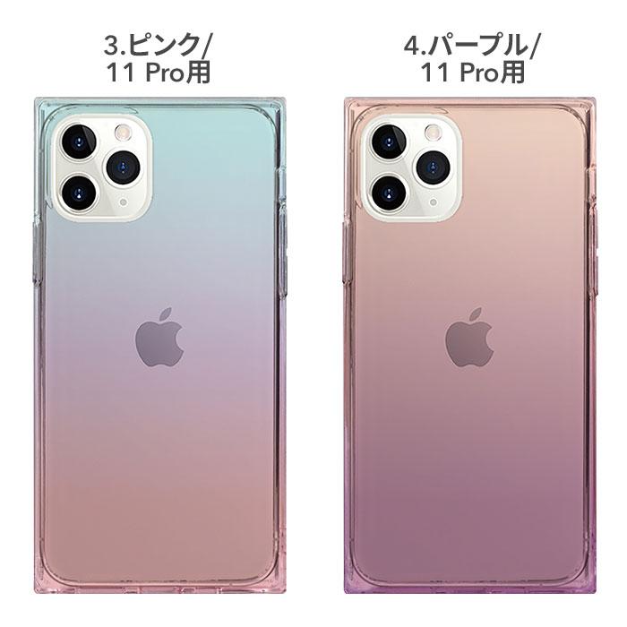 Iphone11pro 11ケース Eyleスクエア型iphoneケースtilesoftグラデーション