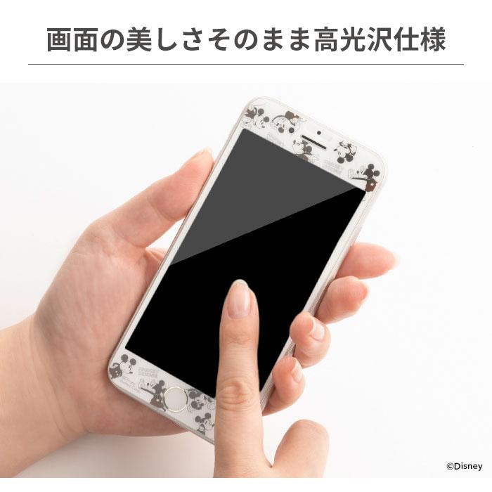 Iphone 8 7 6s 6 Se 第2世代 専用 ディズニーキャラクター プレミアムガラス9h 強化ガラス 液晶保護シート 0 33