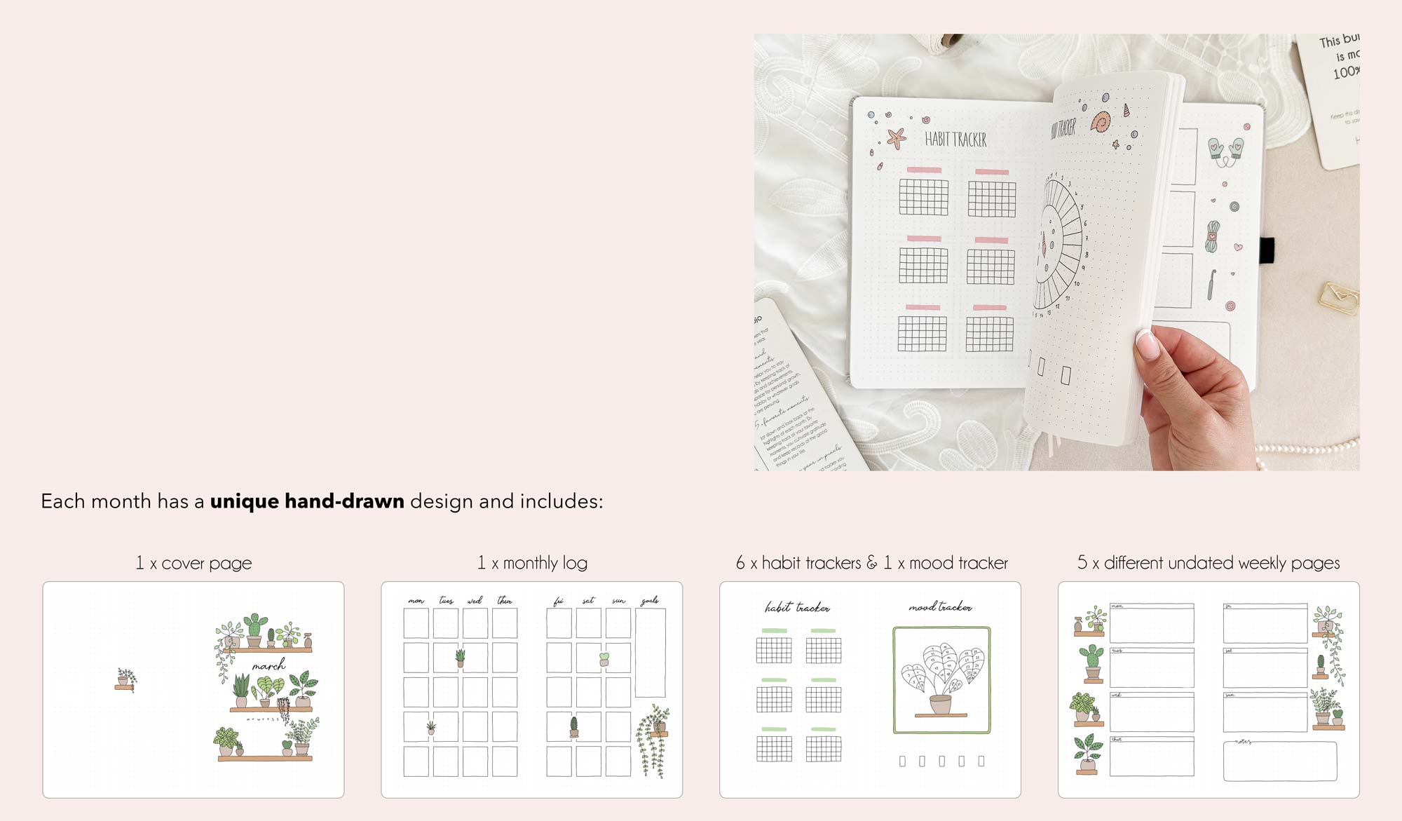 2024 Pre-made Bullet Journal Available for Pre-order now!!!! 