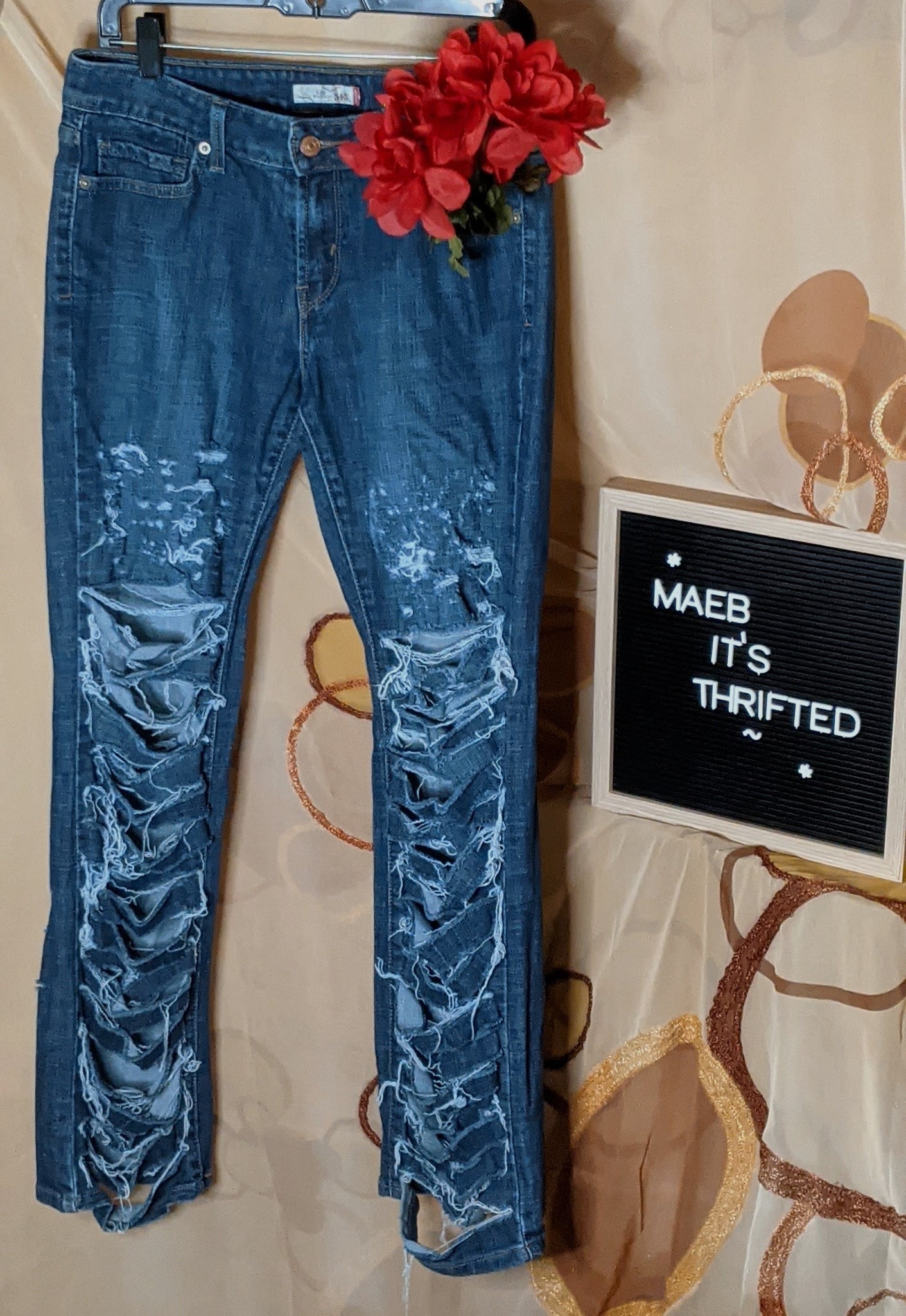 Upcycled Levi's jeans – MaeB It's Thrifted