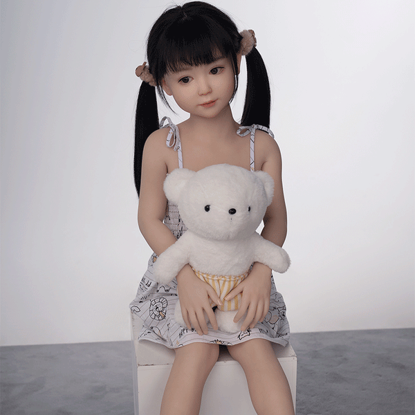 110CM cute doll flat-chest sex doll for adult men Jacquelyn