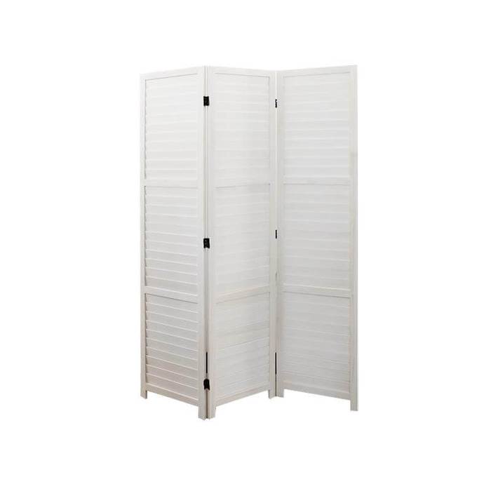 vloeiend Discrepantie Gepolijst Kamerscherm 3 panelen wit hout 170x120cm kant en klaar – lwcollectionb2b