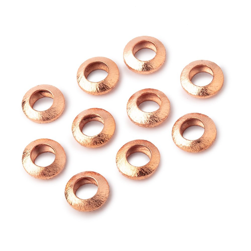 14mm Genuine Copper Coin Bead, Large Hole Copper Bead 4 pcs. GC-370 – Royal  Metals Jewelry Supply