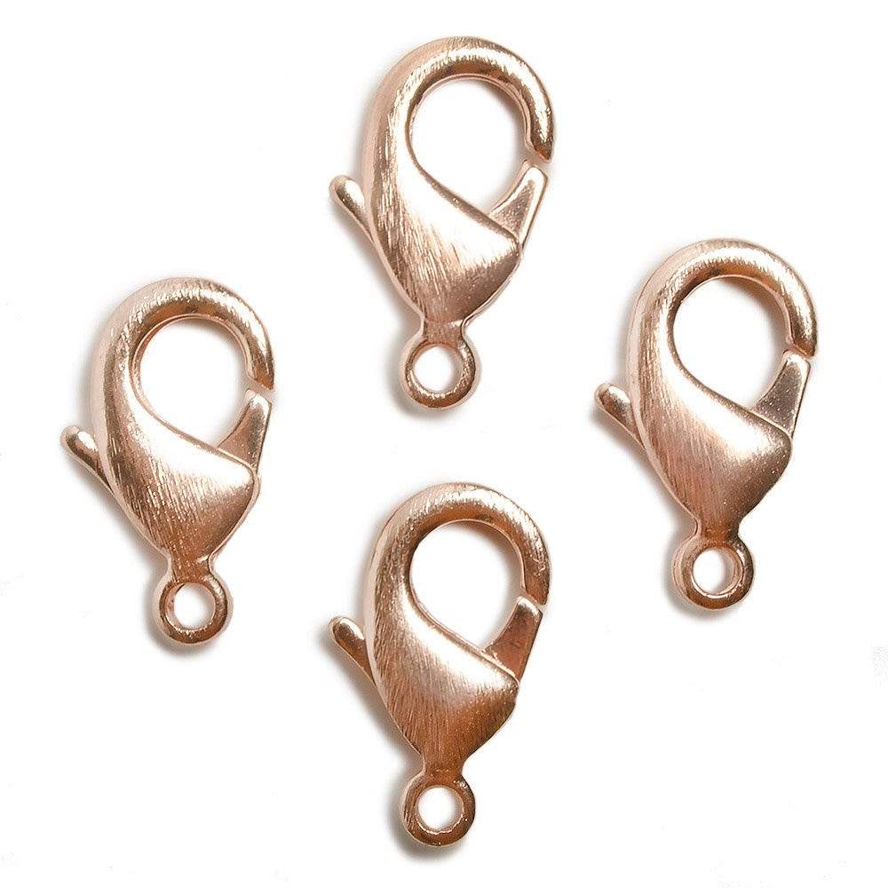 20mm Rose Gold plated Lobster Clasp Set of 4 – The Bead Traders